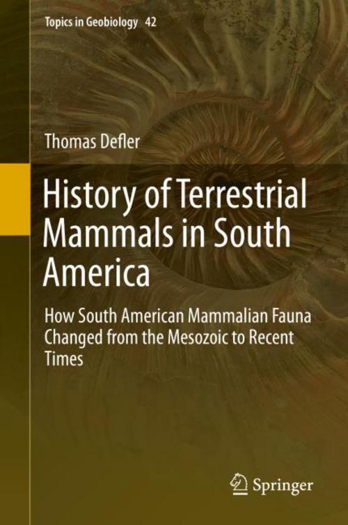 Buchcover: History of Terrestrial Mammals in South America