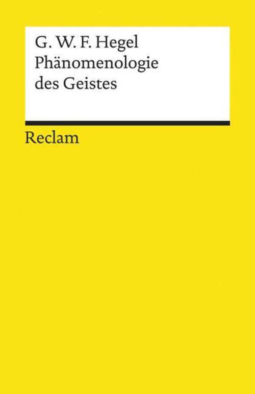 Buchcover: Phänomenologie des Geistes
