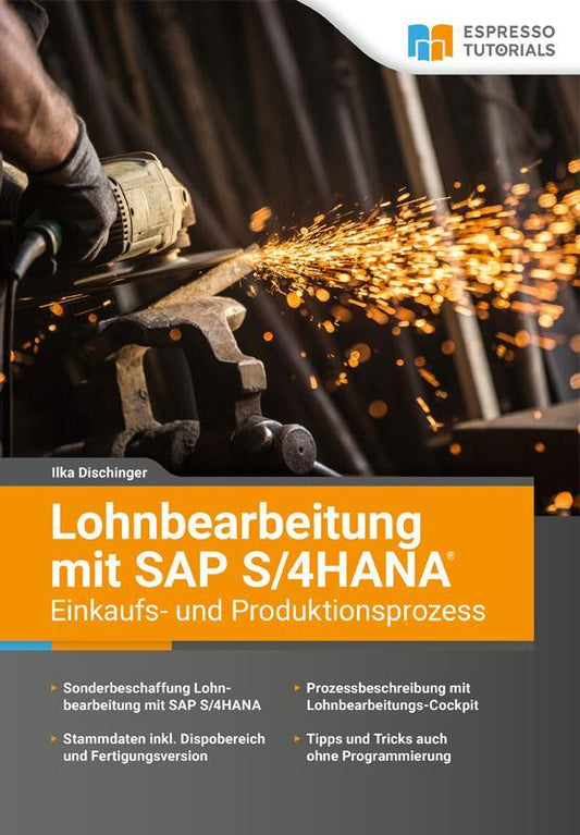 Buchcover: Lohnbearbeitung mit SAP S/4HANA - Einkaufs- und Produktionsprozess