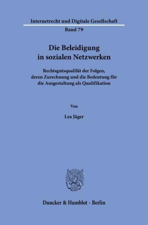 Die Beleidigung in sozialen Netzwerken