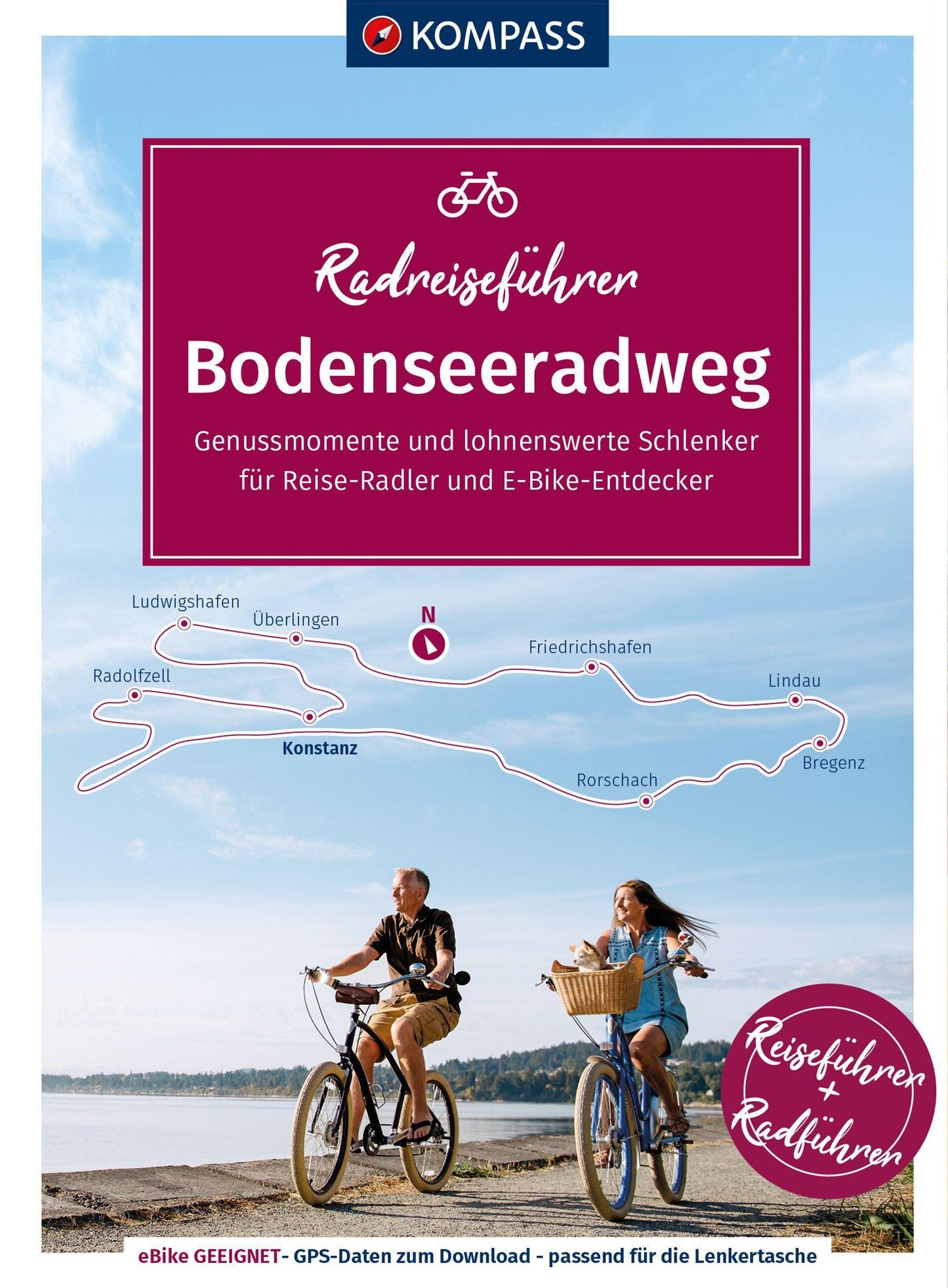KOMPASS Radreiseführer Bodenseeradweg