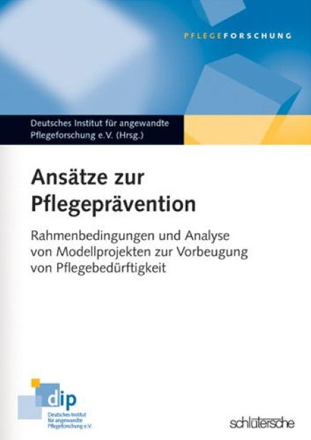 Buchcover: Ansätze zur Pflegeprävention