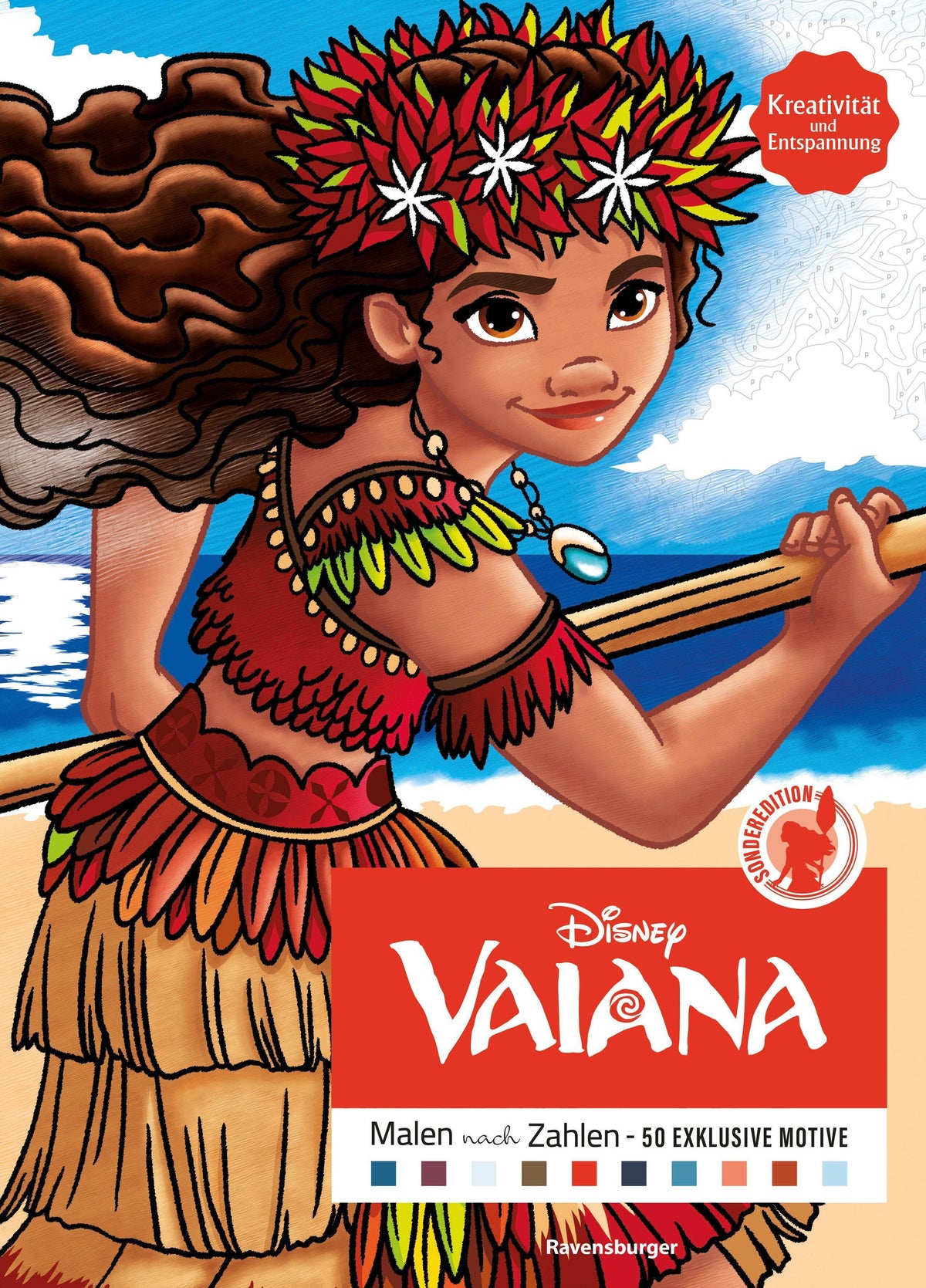 Buchcover: Disney Malen nach Zahlen - Vaiana