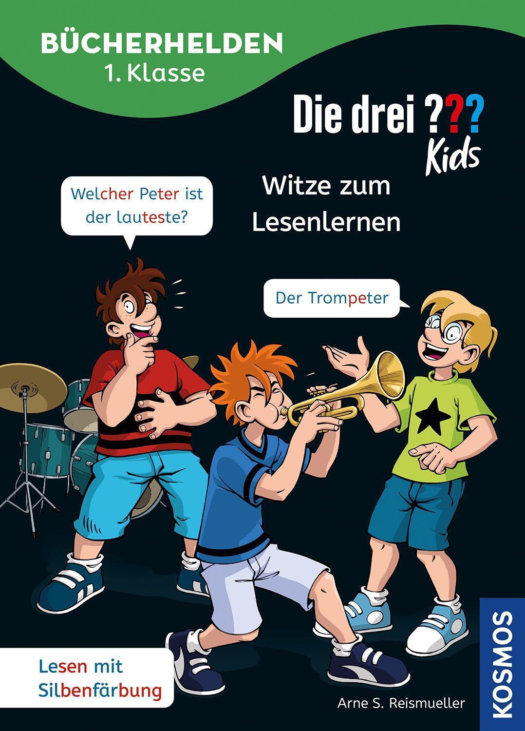 noch unbekannt, -/Die drei ??? Kids, Bücherhelden 1. Klasse, Witze zum Lesenlernen