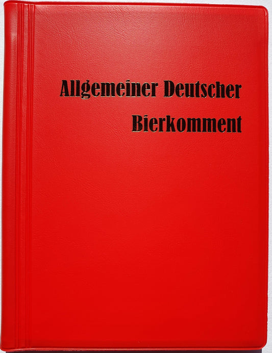Buchcover: Allgemeiner Deutscher Bierkomment