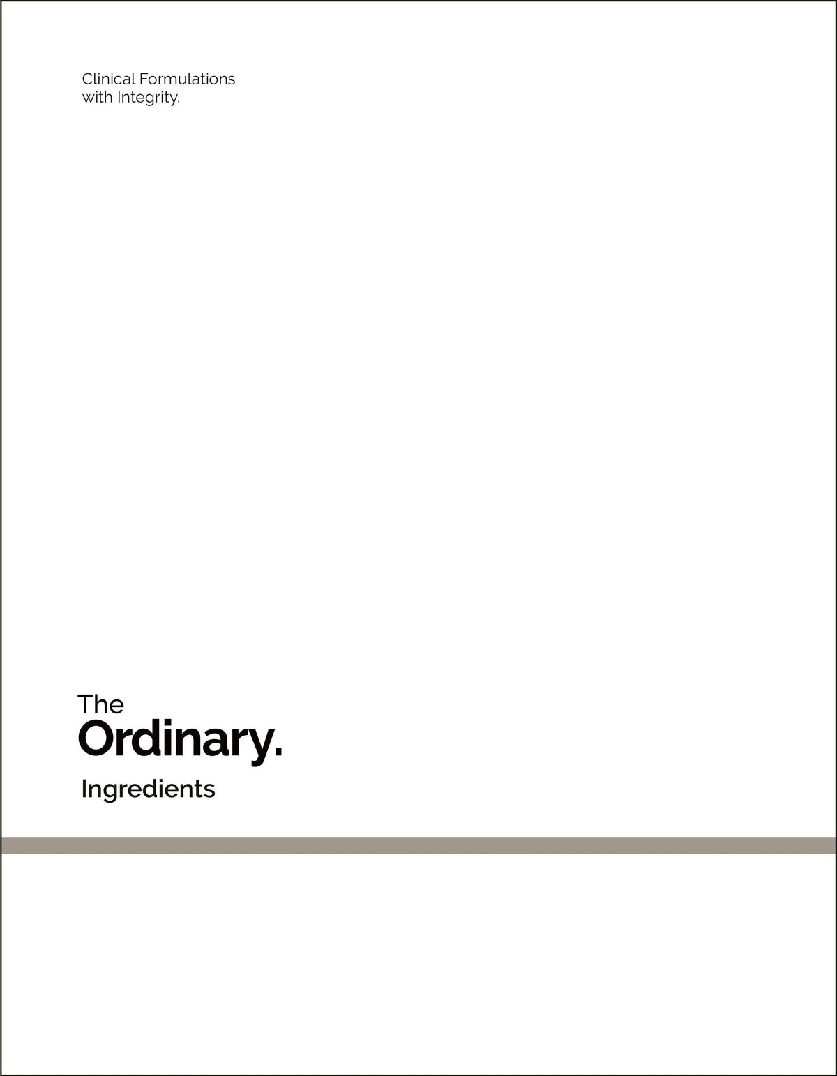 Buchcover: Ingredients