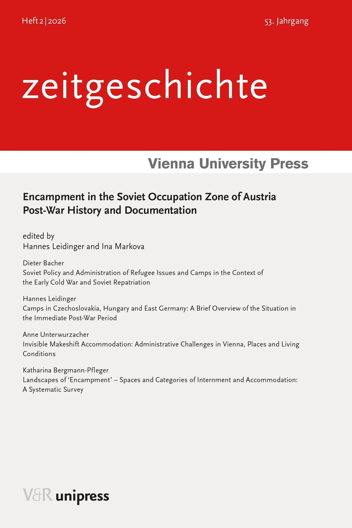 Encampment in the Soviet Occupation Zone of Austria