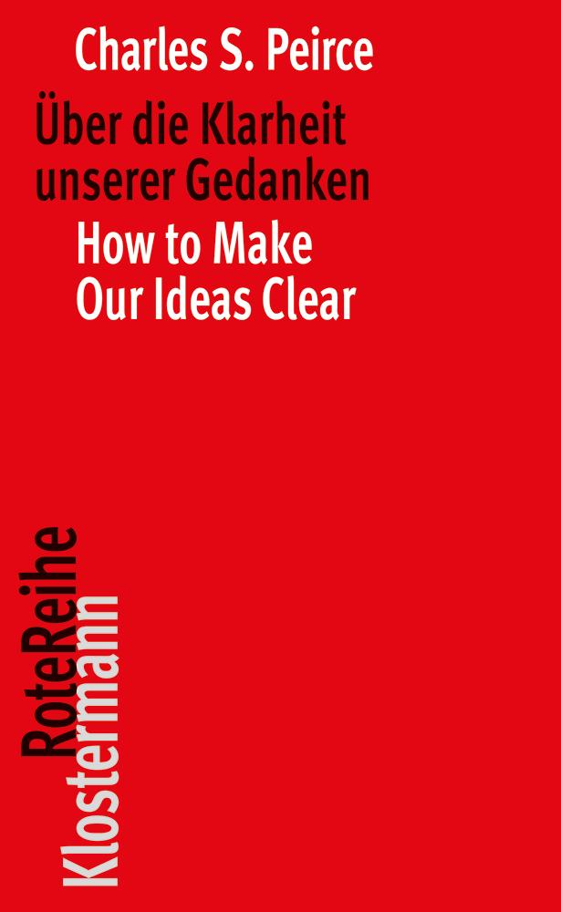 Buchcover: Über die Klarheit unserer Gedanken / How to Make Our Ideas Clear