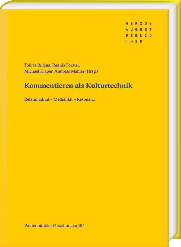 Kommentieren als Kulturtechnik