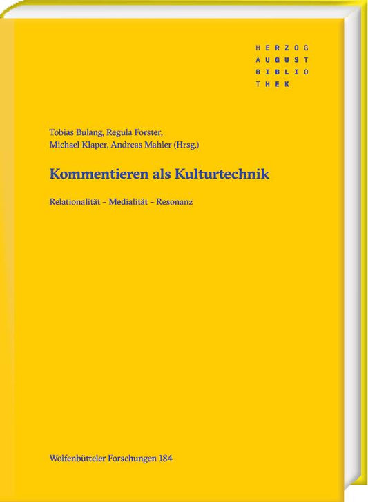 Kommentieren als Kulturtechnik