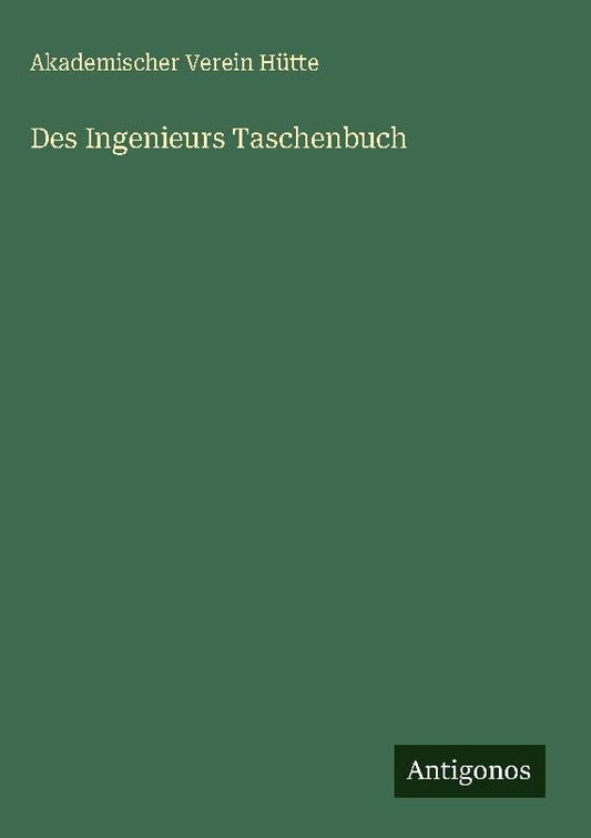 Des Ingenieurs Taschenbuch