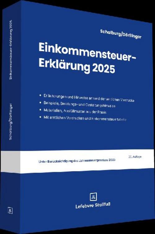 Einkommensteuer-Erklärung 2025