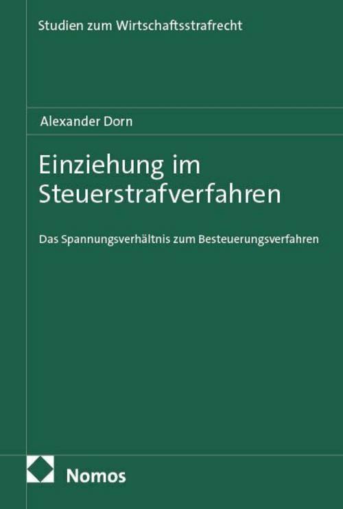 Einziehung im Steuerstrafverfahren