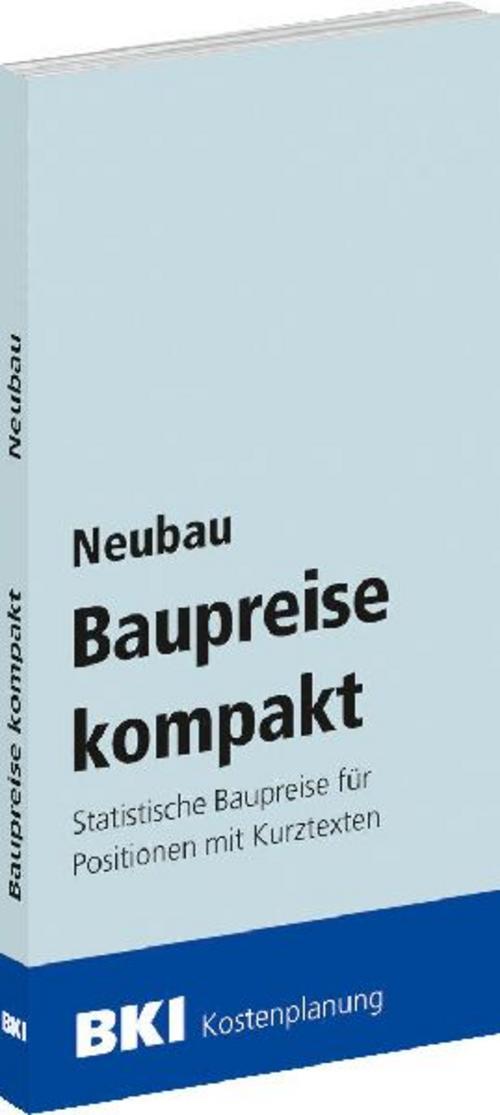 Buchcover: BKI Baupreise kompakt Neubau 2026
