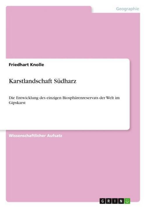 Karstlandschaft Südharz