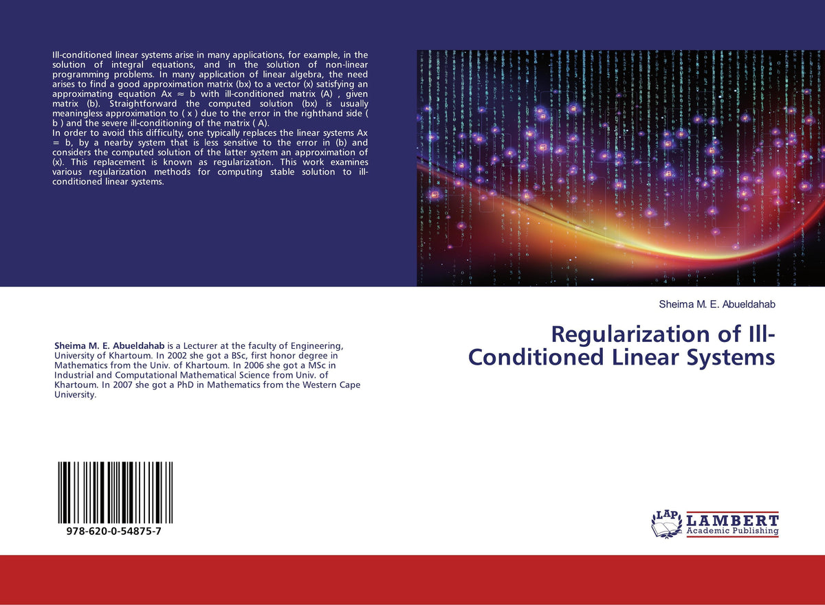 Buchcover: Regularization of Ill-Conditioned Linear Systems