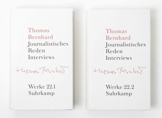 Werke 22. Journalistisches Reden Interviews