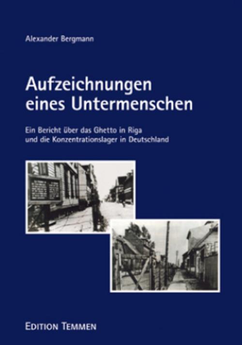 Buchcover: Aufzeichnungen eines Untermenschen