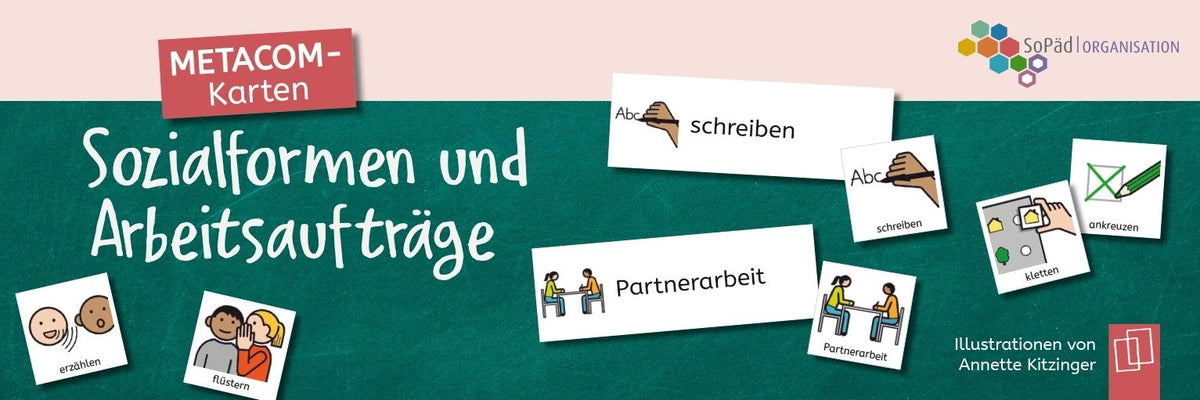 Buchcover: METACOM-Karten: Sozialformen und Arbeitsaufträge