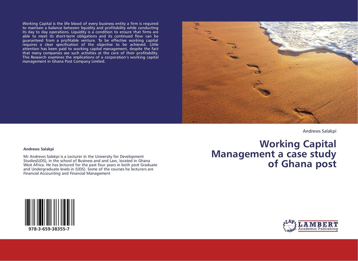 Buchcover: Working Capital Management a case study of Ghana post
