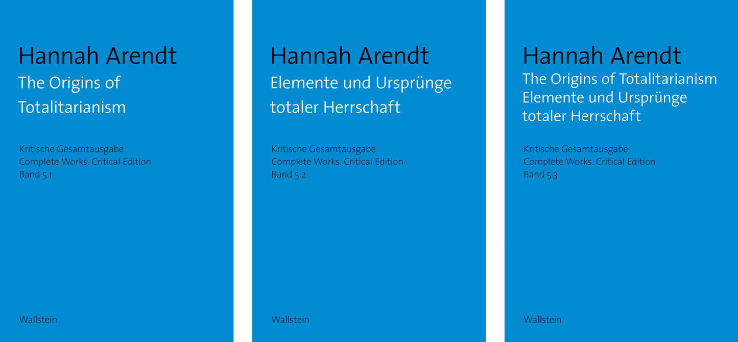The Origins of Totalitarianism / Elemente und Ursprünge totaler Herrschaft