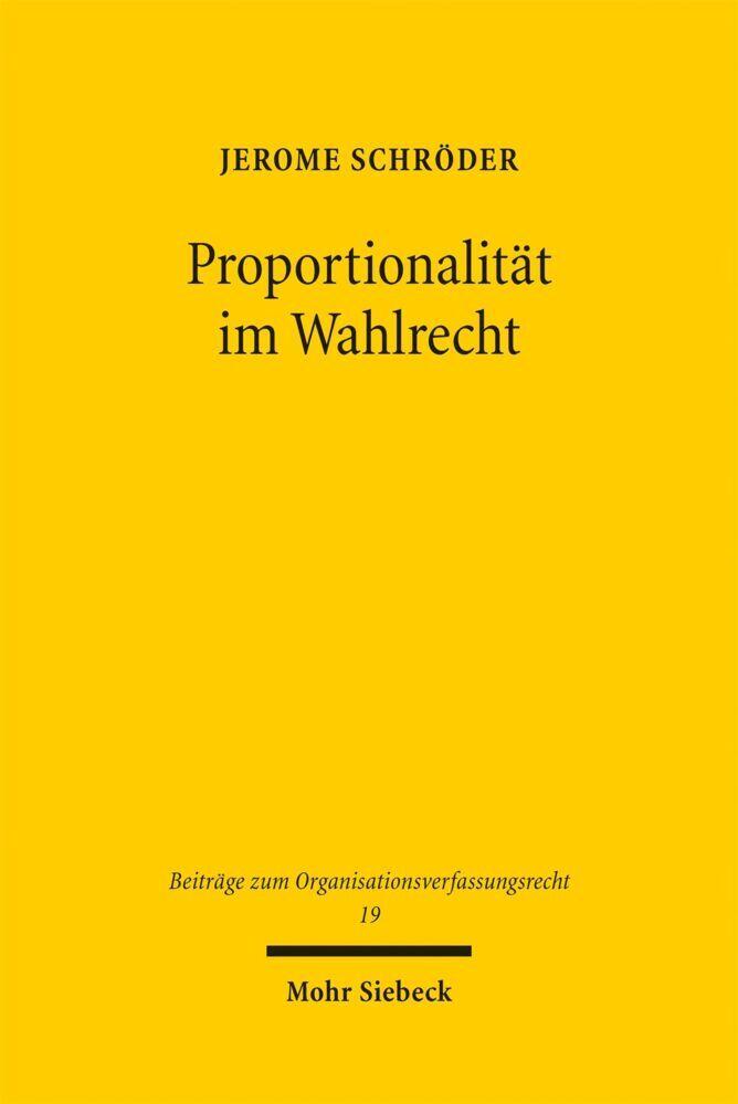 Proportionalität im Wahlrecht