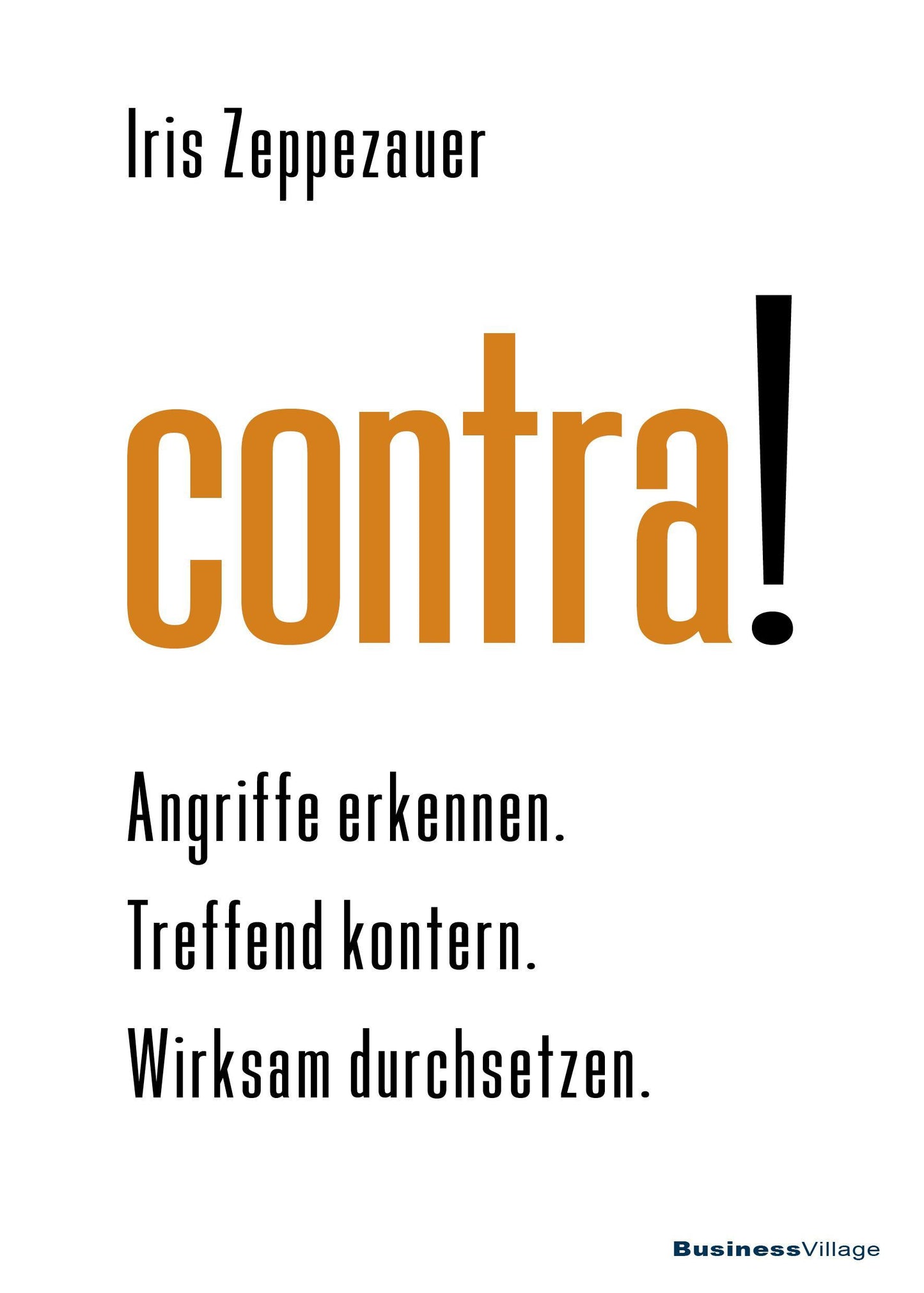 Buchcover: contra!