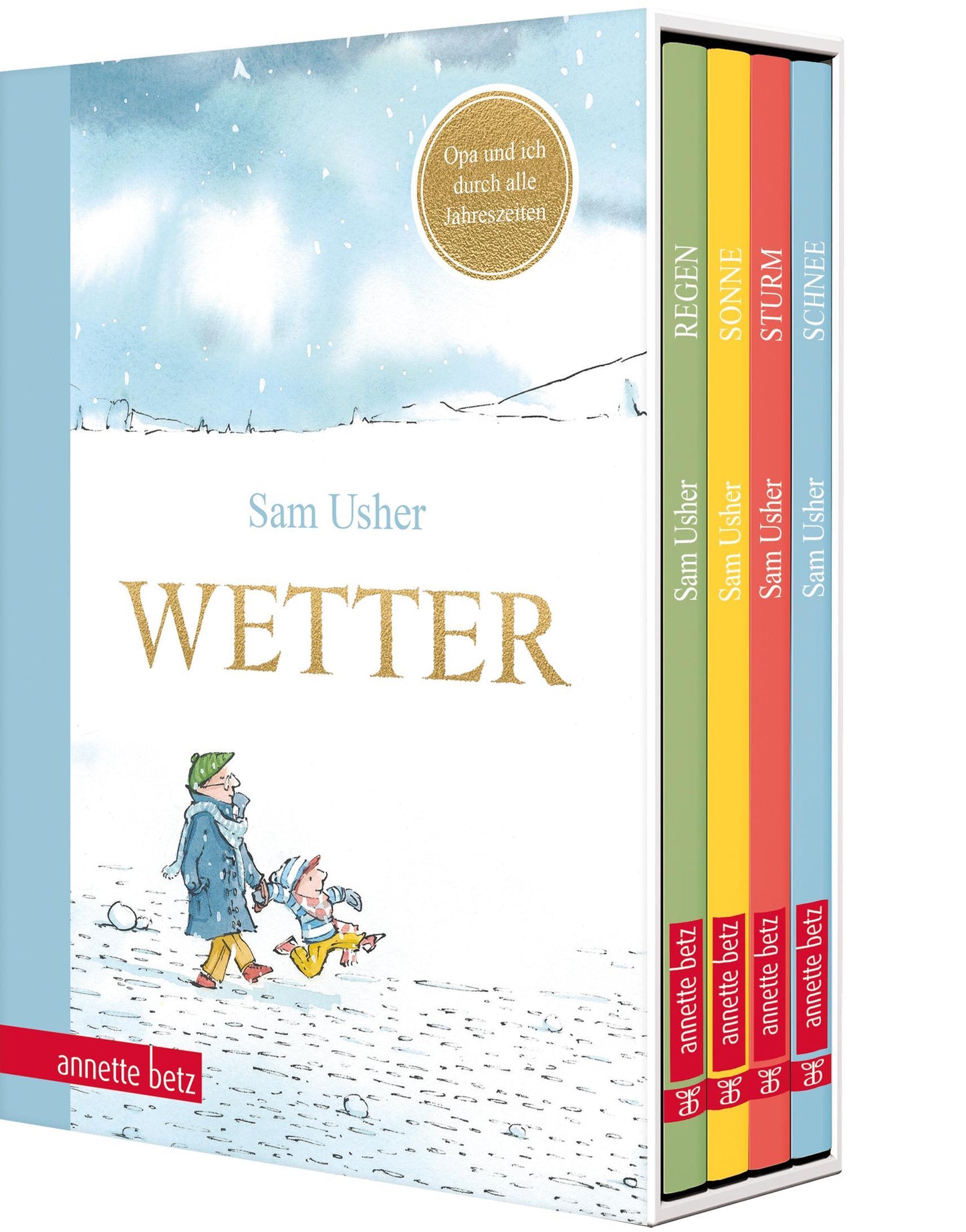 Wetter - Vier Bilderbücher in einem hochwertigen Schuber