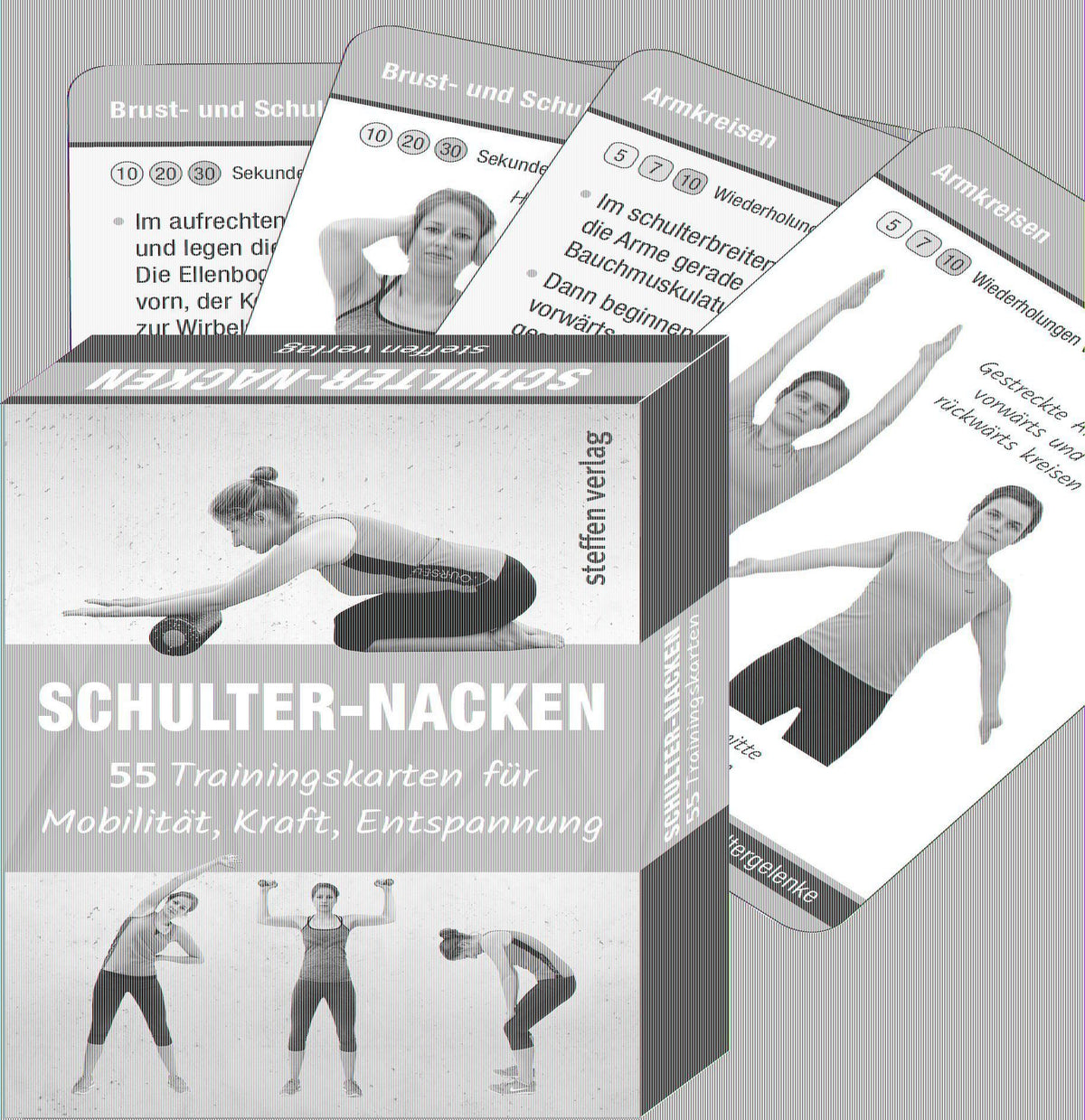 Buchcover: Trainingskarten Schulter-Nacken