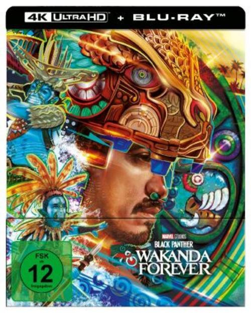 Black Panther: Wakanda Forever,1 4K UHD-Blu-ray + 1 Blu-ray (Steelbook - Talokan)