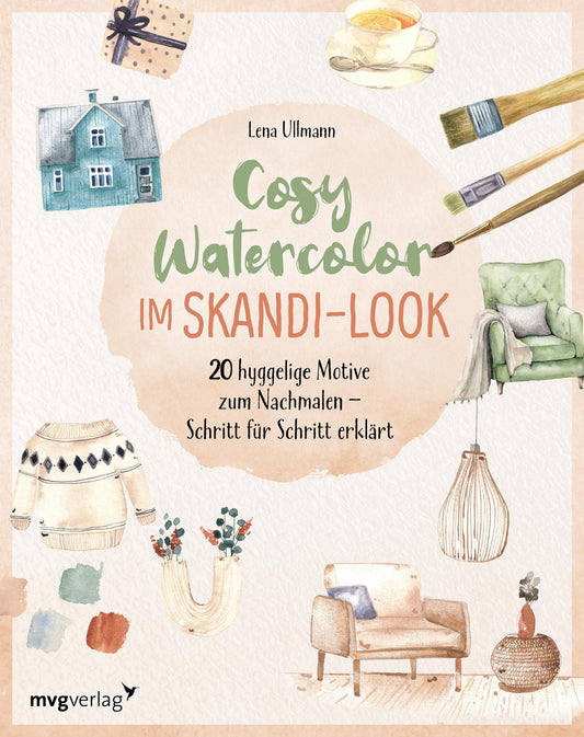 Buchcover: Cosy Watercolor im Skandi-Look