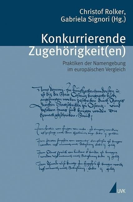 Buchcover: Konkurrierende Zugehörigkeit(en)
