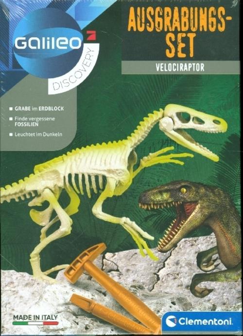 Buchcover: Ausgrabungs-Set Velociraptor (Experimentierkasten)