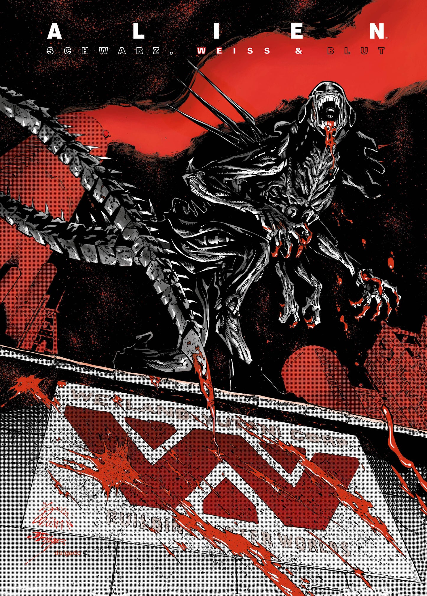 Alien: Schwarz, Weiß & Blut
