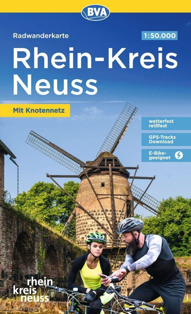 Radwanderkarte BVA Rhein-Kreis Neuss 1:50.000, reiß- und wetterfest, GPS-Tracks Download
