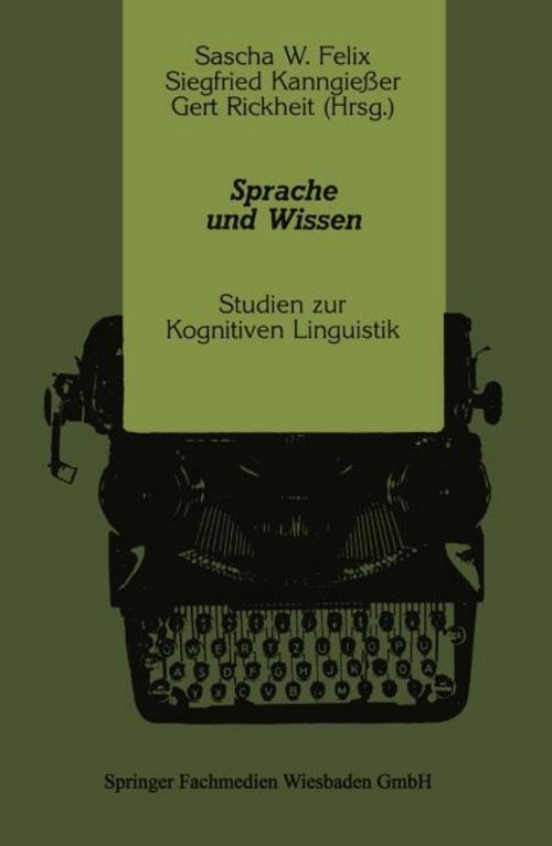 Buchcover: Sprache und Wissen