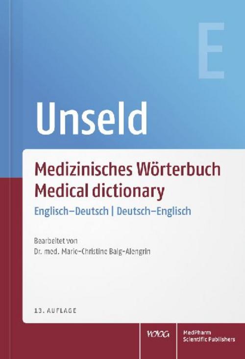 Buchcover: Medizinisches Wörterbuch | Medical dictionary