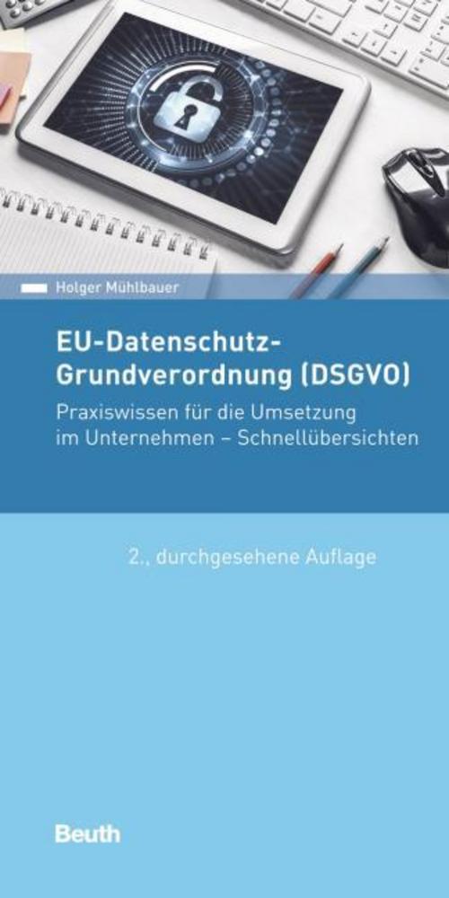 Buchcover: EU-Datenschutz-Grundverordnung (DSGVO)