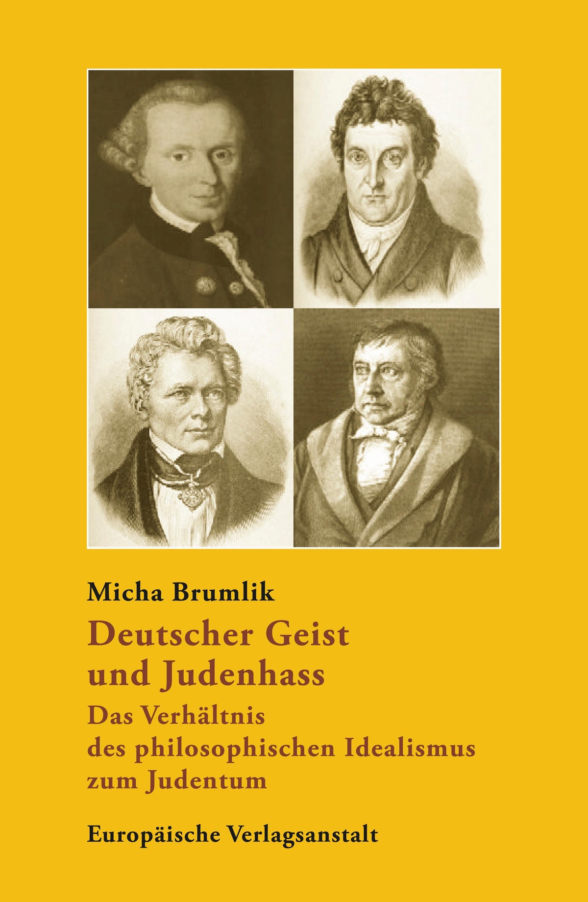 Buchcover: Deutscher Geist und Judenhass