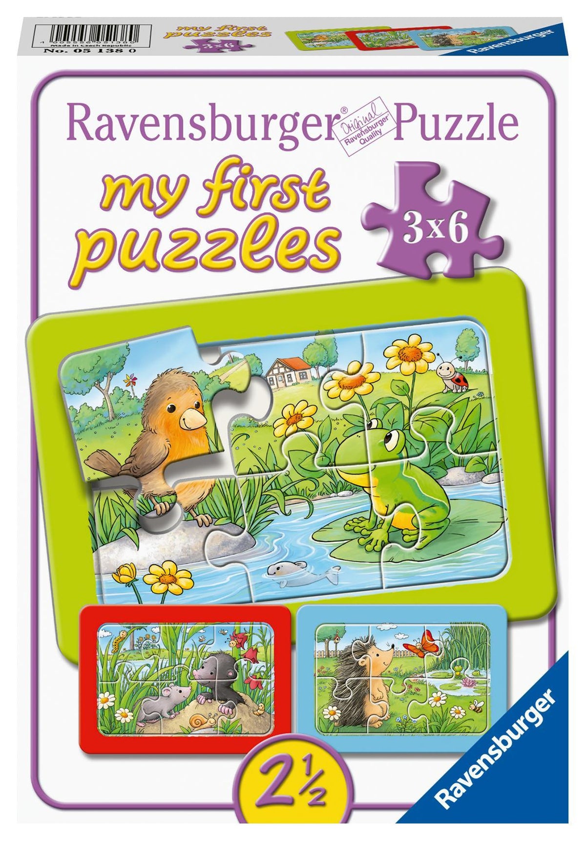 Buchcover: my first puzzles - Kleine Gartentiere