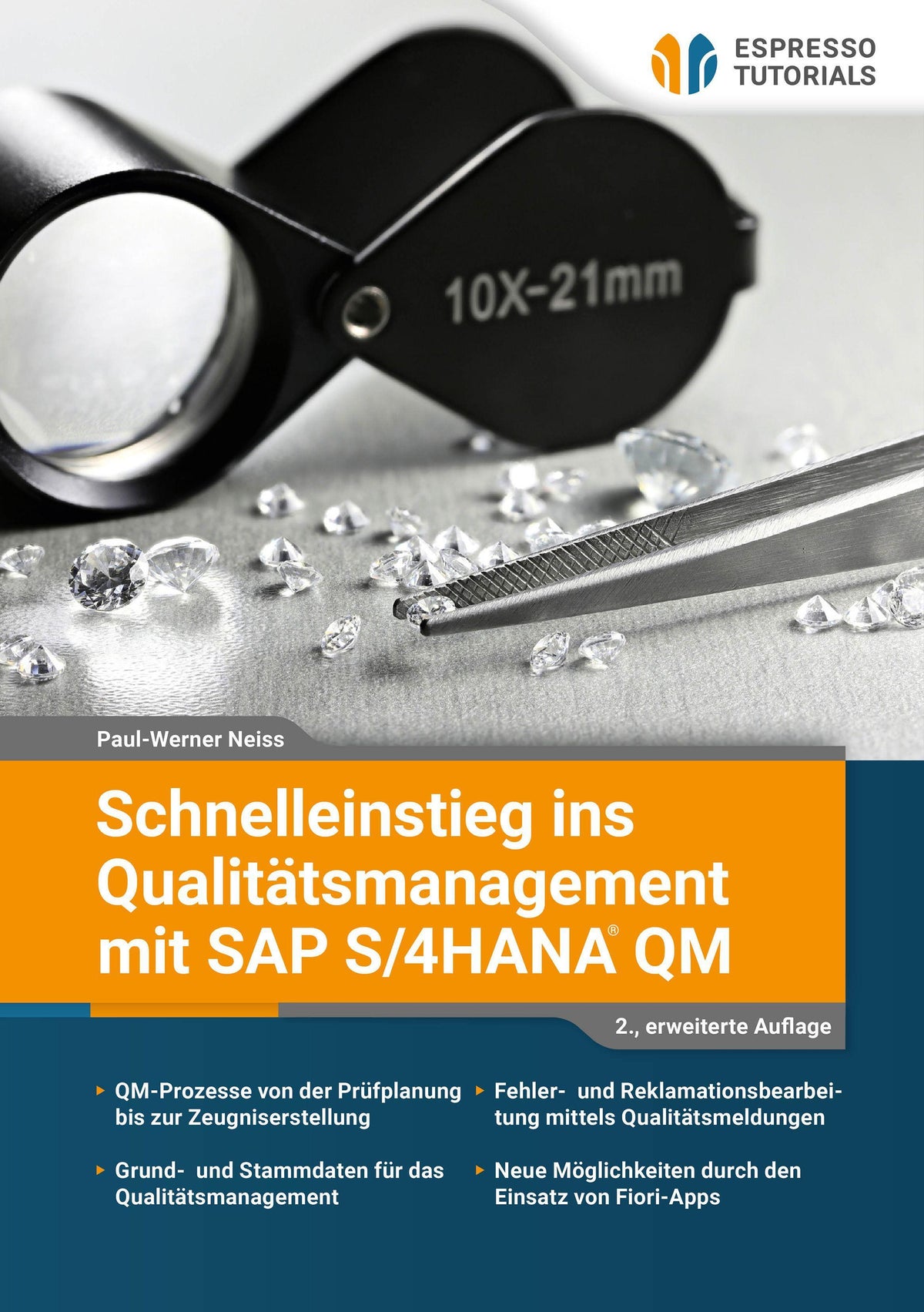 Buchcover: Schnelleinstieg ins Qualitätsmanagement mit SAP QM