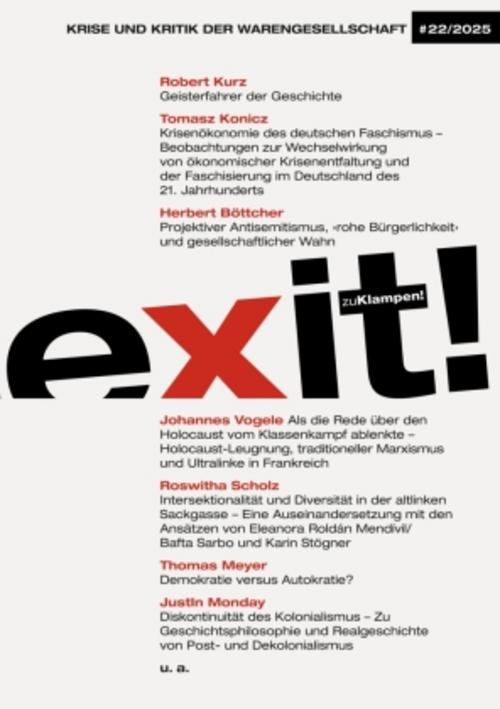 Exit! Krise und Kritik der Warengesellschaft