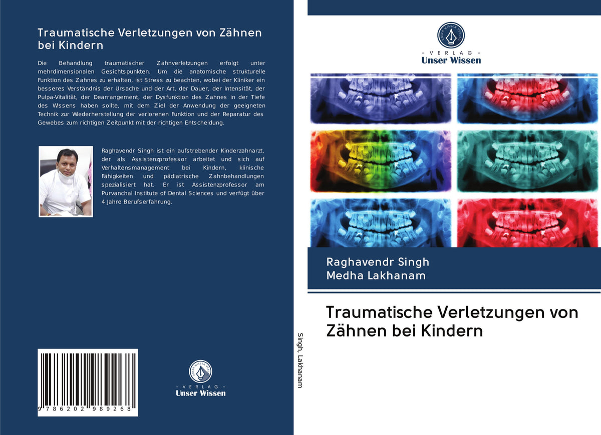 Buchcover: Traumatische Verletzungen von Zähnen bei Kindern