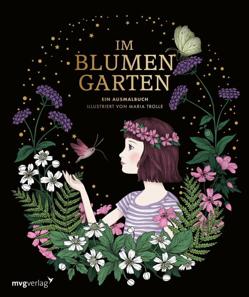Buchcover: Im Blumengarten - Ein Ausmalbuch