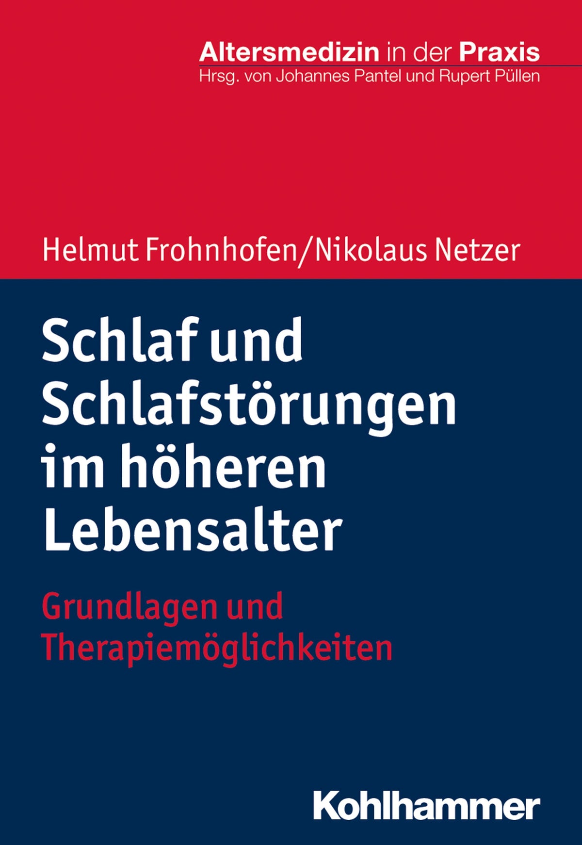 Buchcover: Schlaf und Schlafstörungen im höheren Lebensalter