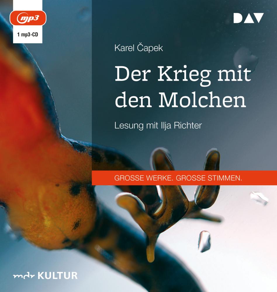 Der Krieg mit den Molchen,1 Audio-CD, 1 MP3