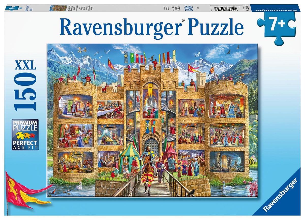 Buchcover: Blick in die Ritterburg