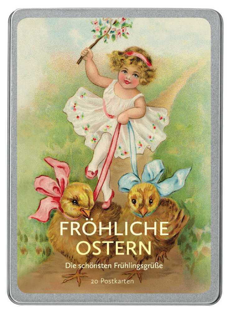 Buchcover: Fröhliche Ostern Postkarten VE 20