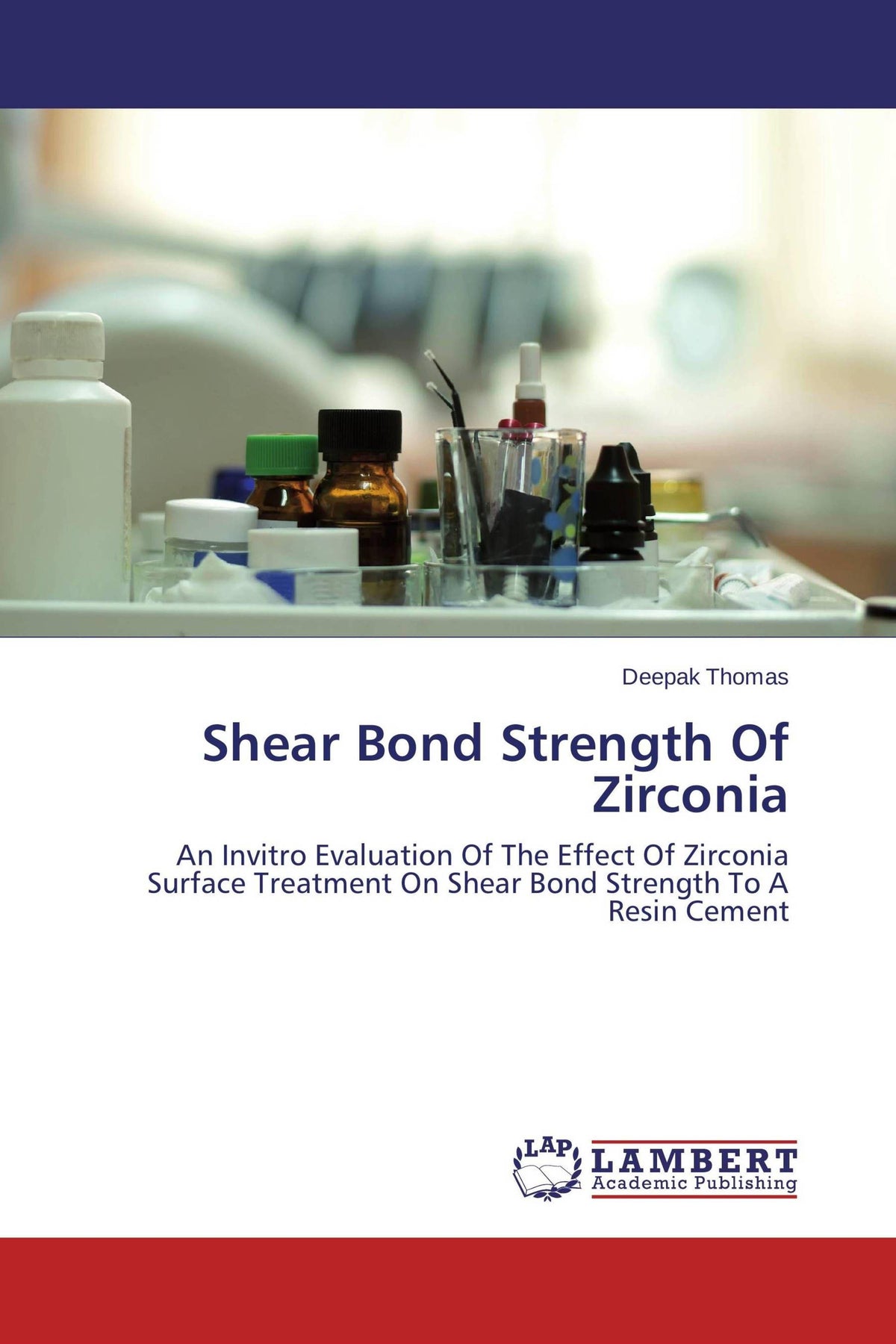 Buchcover: Shear Bond Strength Of Zirconia