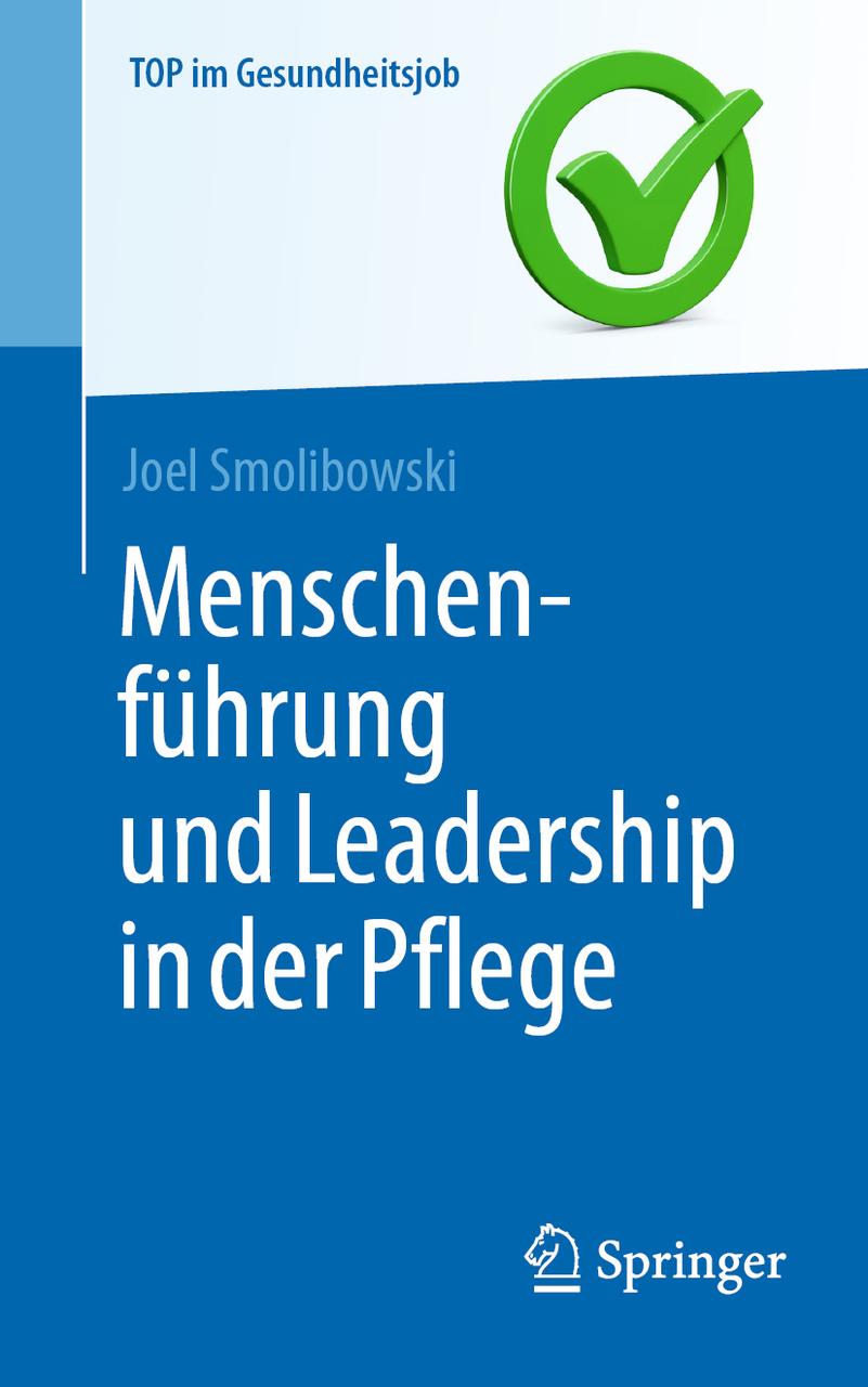 Buchcover: Menschenführung und Leadership in der Pflege